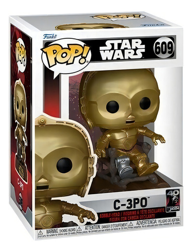 Figura De Accion C-3po 609 Star Wars Funko Pop