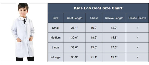 Clanitris Conjunto De Disfraz De Bata De Laboratorio Unisex