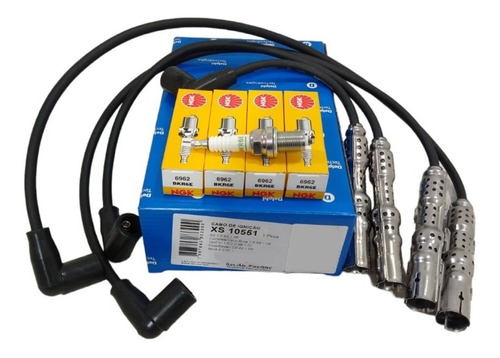 Kit Juego Cables Delphi + Bujías Ngk 1 Electrodo Bora 2.0 8v