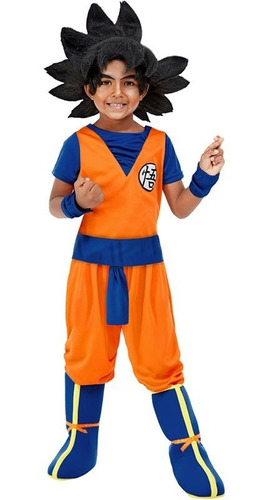 Disfraz De Cosplay De Son Goku Para Niños De Anime Japonés