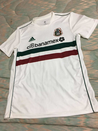 adidas Selección Mexicana Playera Para Caballero M Blanca