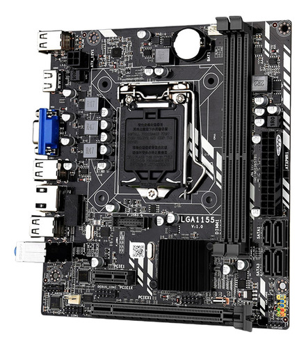 // Placa Base De Computadora De Escritorio H61m Para Core