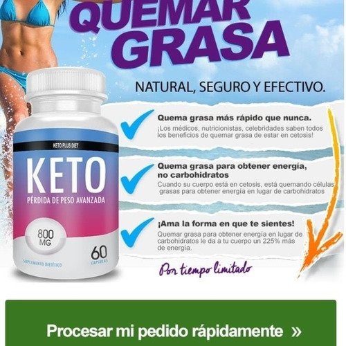 Keto Plus Quita La Ansiedad X 2 Unidades + Envio