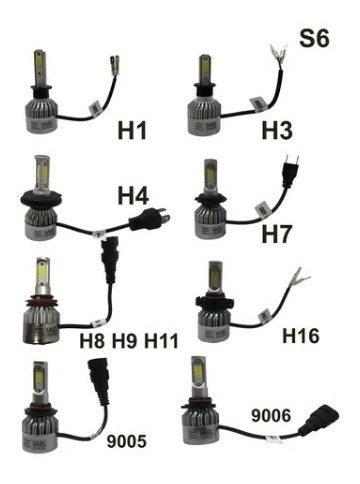 Imagen 7 de 8 de Juego Led Cree S6 24v H4 H1 H7 H11 Camiones Micros Envios!