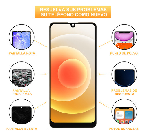 Pantalla táctil TFT LCD de la marca Sunkong para Samsung Galaxy A32 4G SM-A325f, SM-A325f/ds, SM-A325m, SM-A325n