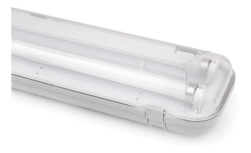 Imagen 1 de 7 de Equipo Estanco Led 2x18w + 2 Tubos 18w / Demasled