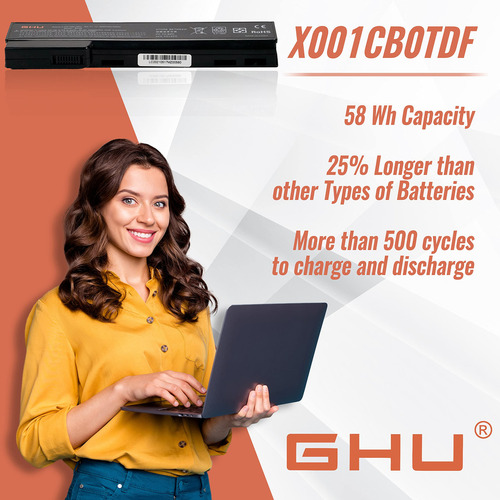 Batería Premium Ghu Cc06 Para Notebook, Carga Rápida,