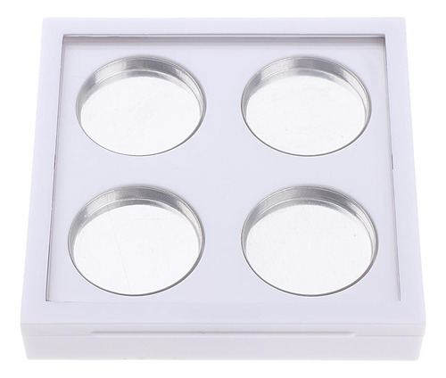 Diy 4 26mm Cuadrícula De Ojos Lápiz Labial Case Square 3x