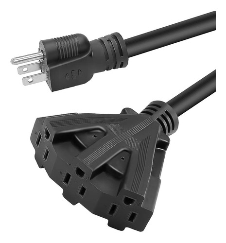 Cable De Extension Para Exteriores 12/3 De 3 Pies, Resistent