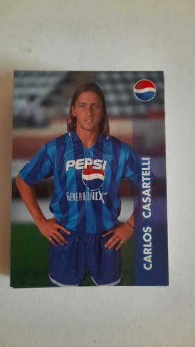 Tarjeta Coleccionable Pepsi Fútbol Carlos Casartelli 