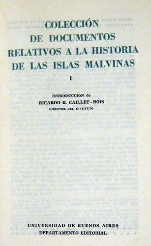Colección De Documentos De Historia De Las Islas Malvinas Ti