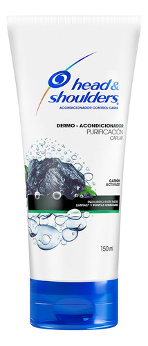  Head & Shoulders Dermo Aconcionador Carbón activado en tubo depresible de 150mL por 1 unidad