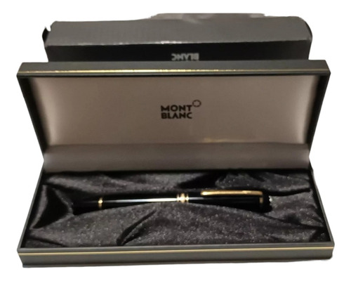 Lapicera Montblanc Classic Pluma Oro Estuche New Old Stock 