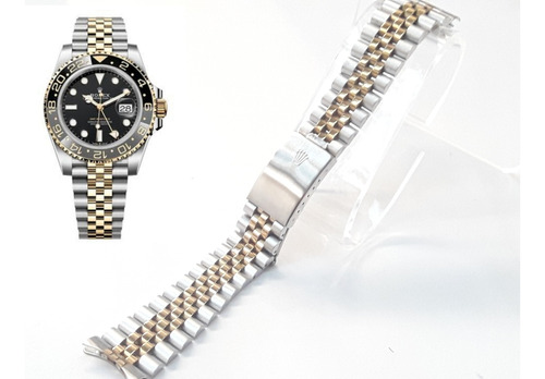  Pulseira Sólida Para Relógios Rolex 20mm Mista Com Logo 