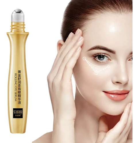 24k Gold Puré Eye Serum Roll On Anti-Aging Senana Full Skin Type Todos os tipos de pele