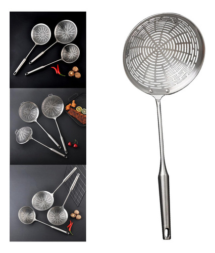 /para Colador De Araña, Colador De Fideos, Cuchara Con 18 Cm