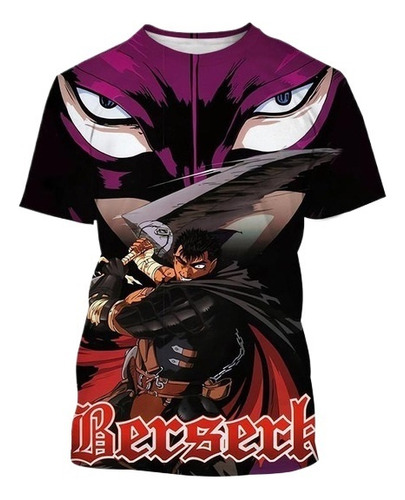 Anime Film Crazy Warrior Estampado Camiseta Anime