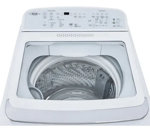 Lavadora Digital Haceb Zoü 14 Kg Carga Superior Blanco 110V