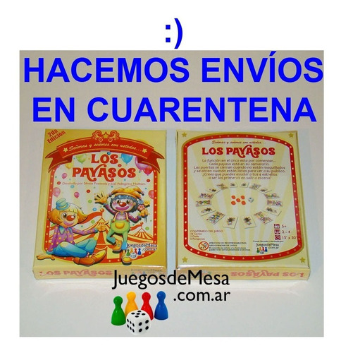 Los Payasos - Juego De Mesa Familiar De Estrategia, Novedad!