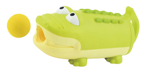 Crocky Balls Shooter Con 6 Pelotas Soft Color Verde Claro