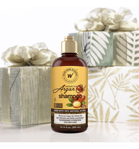 Wow Skin Science Moroccan Argan Oil Shampoo - Sulfate Free S
