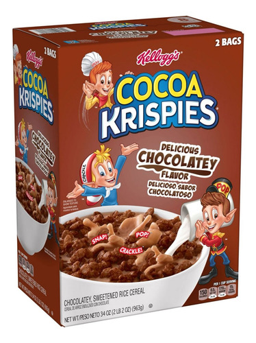 Kellogg's Cocoa Krispies Cereal 963 Gr