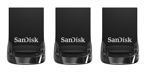 3 Pendrives De 32 Gb Sandisk Ultra Fit Usb 3.1 3x - Sdcz430-