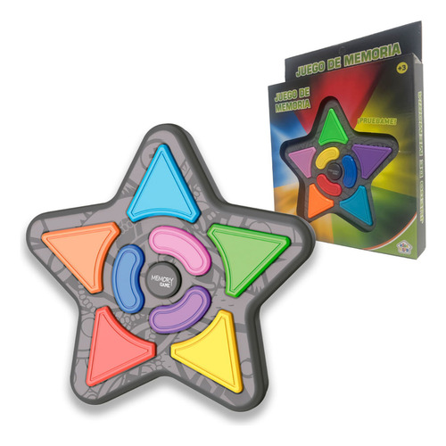 Juego De Memoria En Forma De Estrella Con Luces Y Sonido