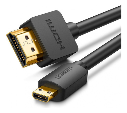 Ugreen Cabo Micro Hdmi Para Hdmi 4k 60hz 2 Metros Preto