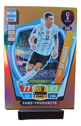 Adrenalyn Qatar 2022 Panini Angel Di Maria Fans' Favourite 