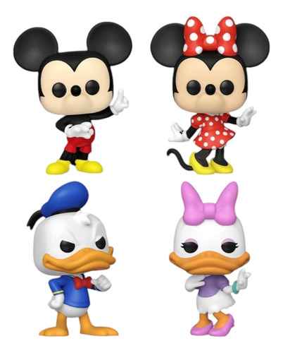 Funko Pop! Mickey And Friends 4 Pack Minnie Donald Daisy