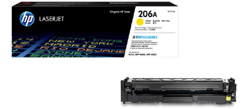 Cartucho De Toner Original Hp Laserjet 206a Amarillo W2112a