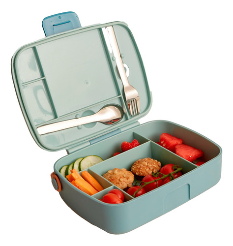 Lancheira Bento Box Com Talheres E Divisórias Magic Buba