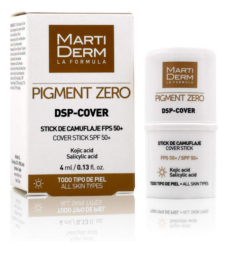 Martiderm Dsp Cover Stick Spf50 +, 0.1 Fl Oz / 0.13