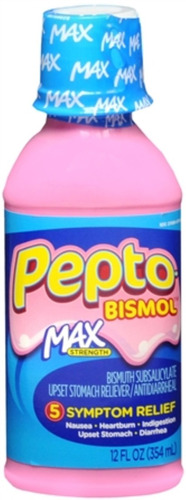 Pepto-bismol Max Fuerza De Líquido De 12 Oz (pack De 2)