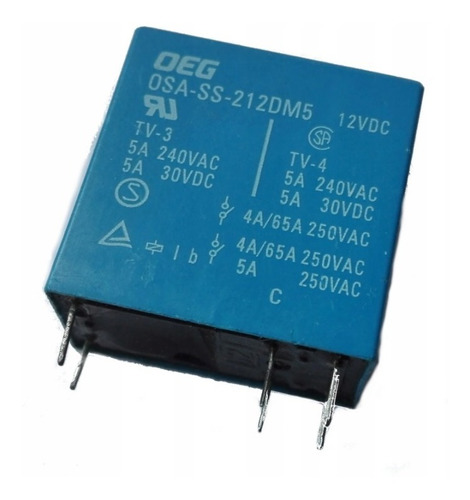 Rele Relay Osa-ss-212dm5 Osa Ss 212dm5 12v 3a 6 Pin