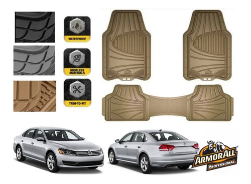 Tapetes Uso Rudo Vw Passat 2011 A 2015 Armor All Original