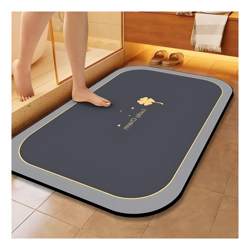 Alfombra De Ducha De Baño Ebuktuk Mat De Baño, Diatomita Mat