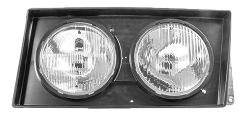 Farol L.e Caminhão Vw Titan Worker C Moldura Preta 2s0941007