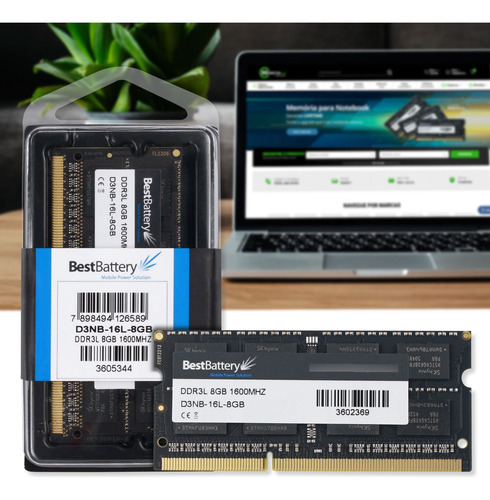 Memoria P/ Notebook 4gb Ddr3l Pc3l-12800s - Golden