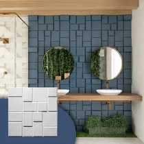 Comprar 20 Placas Decorativas 3d Kit Revestimento Parede Geométrico
