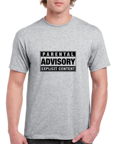 Playera Parental Advisory Explicit Content Logo