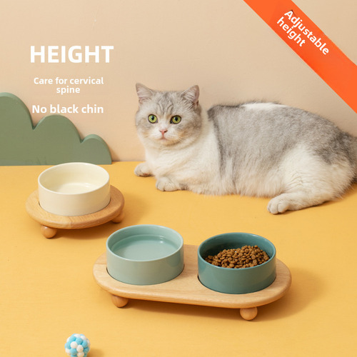 Tazón De Comida De Cerámica Para Perro, Gato