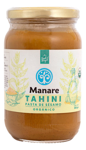 Tahini Orgánico 330 G (pasta De Sésamo) - Manare