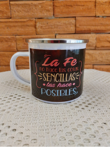 Taza De Peltre Fe