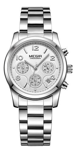 Megir Moda Rectángulo Dial Relojes De Cuarzo Mujer Correa De