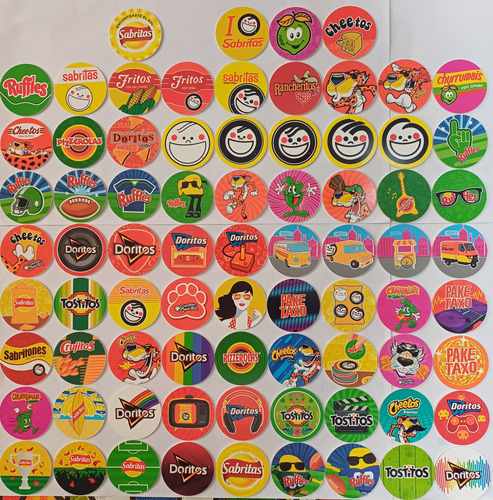 Coleção Completa Tazos Sabritas 75 Anos México (Usado)