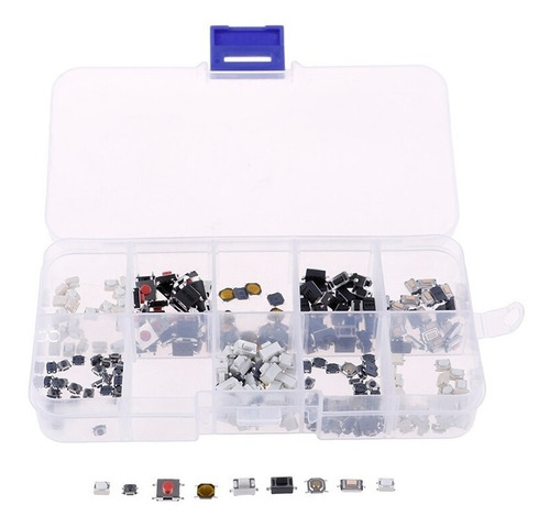 Kit Pulsadores Smd 250 Unidades Power Boton