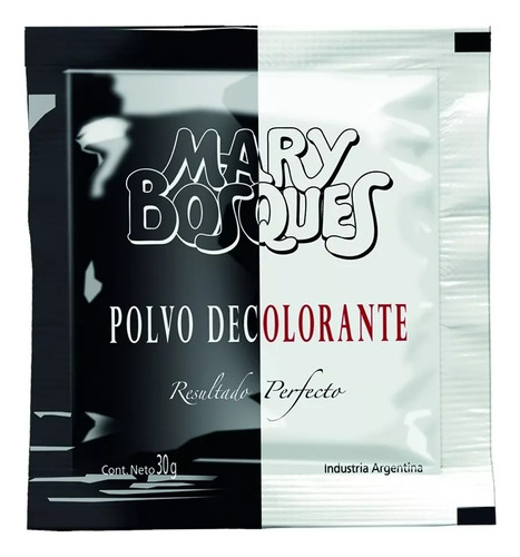 Polvo Decolorante Para Cabello Capilar Mary Bosques X 30g