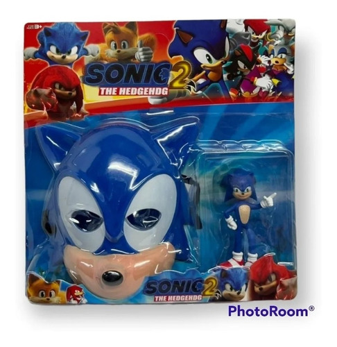 Máscara Sonic La Película Más Una Figura Sonic Boom Juguete 